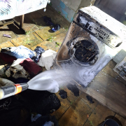 Brand einer Waschmaschine